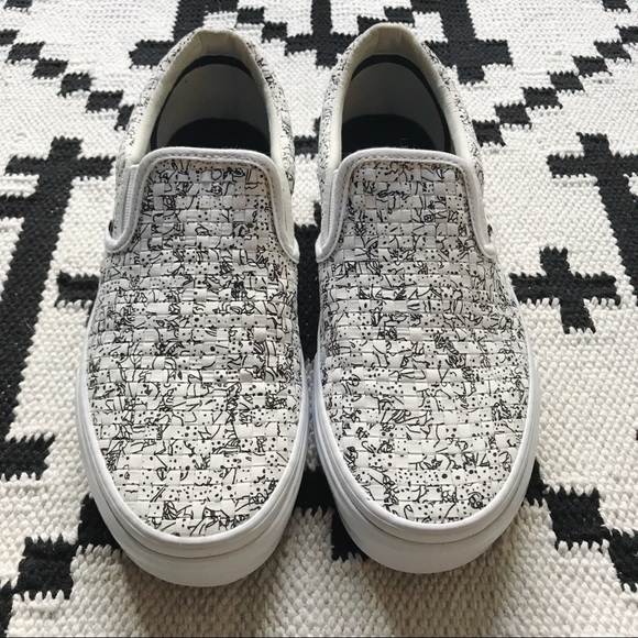 Vans Shoes - Vans Woven Textile Slip On Sneakers